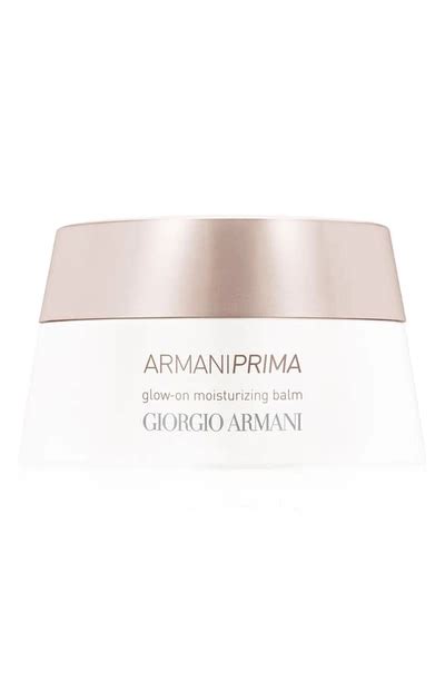 armani prima glow on moisturizing balm que contiene|More.